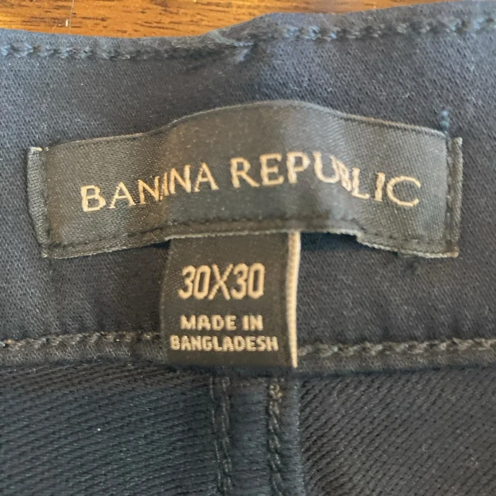 NEW‎ Banana Republic Men 30x30 (Fits 30x28) 5 Pocket Pant Stretch Casual Chino